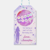 Eras Verjaardagsfeestje Vriendschap Armband Dank u Cadeaulabel (Voorkant)