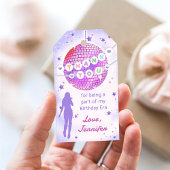 Eras Verjaardagsfeestje Vriendschap Armband Dank u Cadeaulabel