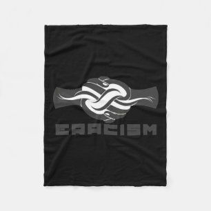 Erase Hate Empowering Eracisme Collectie Sticker Fleece Deken