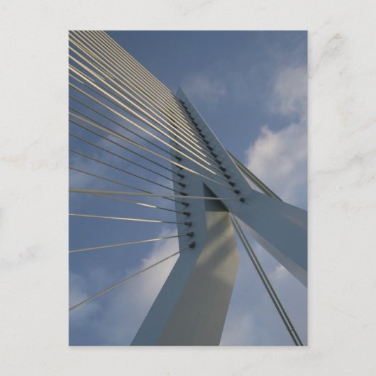 Erasmus Bridge, Rotterdam Briefkaart (Voorkant)