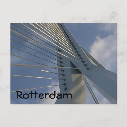 Erasmus Bridge, Rotterdam Briefkaart (Voorkant)