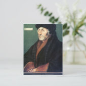 Erasmus van Rotterdam Briefkaart (Staand voorkant)