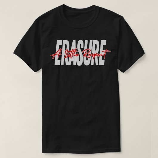 Erasure 80s SynthFan Design T-shirt (Design voorkant)