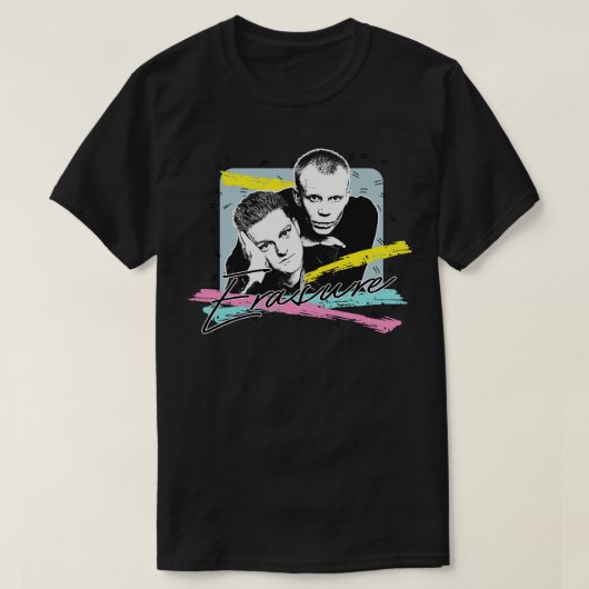 Erasure Retro 80s Fan Art Design T-shirt (Design voorkant)