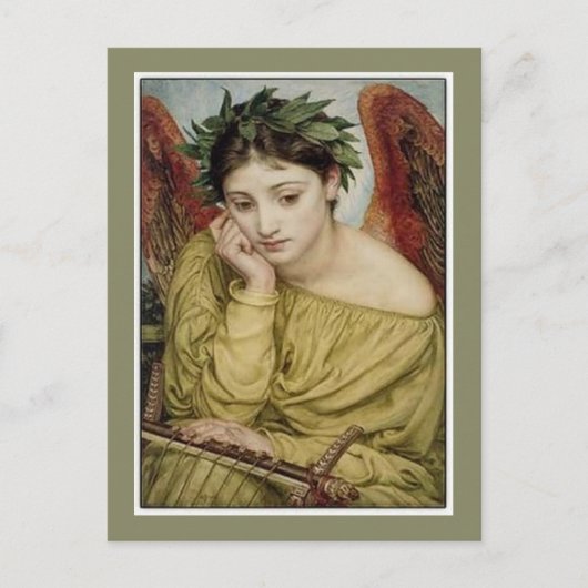 Erato, Muse of Lyric Poetry Briefkaart (Voorkant)