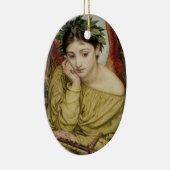 "Erato, Muse of Lyric Poetry" Keramisch Ornament (Rechts)