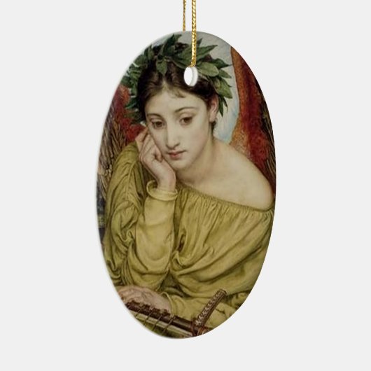 "Erato, Muse of Lyric Poetry" Keramisch Ornament (Rechts)