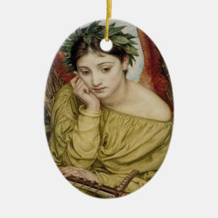 "Erato, Muse of Lyric Poetry" Keramisch Ornament