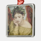 "Erato, Muse of Lyric Poetry" Metalen Ornament (Links)