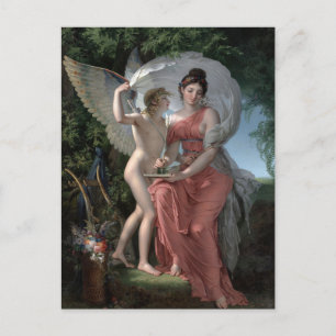 Erato Muze van Lyrische Poëzie door Charles Meynie Briefkaart