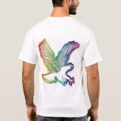 ERAU GALBA-Logo en Eagle aan de achterzijde T-shirt (Achterkant)