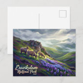 Eravikulam Nationaal Park India Briefkaart (Voorkant / Achterkant)