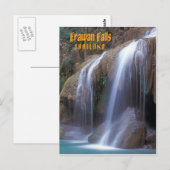 Erawan falss Thailand Briefkaart (Voorkant / Achterkant)