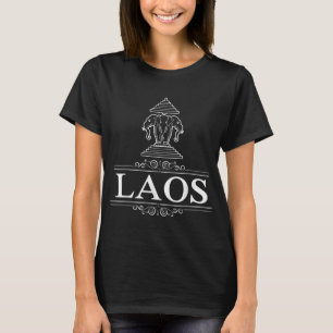 Erawan Laos Drie heeft een olifant T-shirt