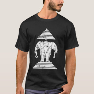 Erawan Sabaidi Greeting 3 Headed Elfant T-shirt