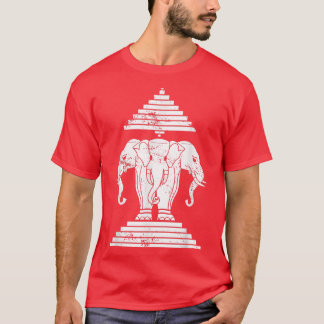 Erawan Sabaidi Greeting 3 Headed Elfant T-shirt