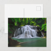 Erawan Waterfall | Kanchanaburi, Thailand Briefkaart (Voorkant / Achterkant)