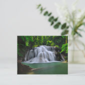 Erawan Waterfall | Kanchanaburi, Thailand Briefkaart (Staand voorkant)