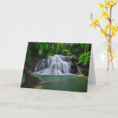 Erawan Waterfall | Kanchanaburi, Thailand Kaart (Gele Bloem)