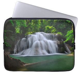 Erawan Waterfall   Kanchanaburi, Thailand Laptop Sleeve
