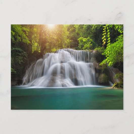 Erawan Waterfall | Kanjanaburi Thailand Briefkaart (Voorkant)