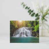 Erawan Waterfall | Kanjanaburi Thailand Briefkaart (Staand voorkant)
