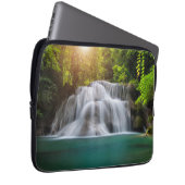Erawan Waterfall | Kanjanaburi Thailand Laptop Sleeve (Voorkant Rechts)