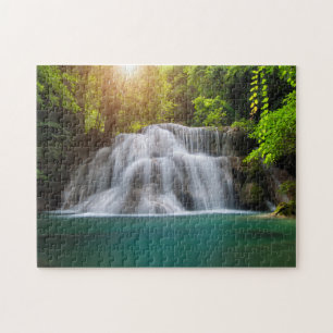 Erawan Waterfall   Kanjanaburi Thailand Legpuzzel