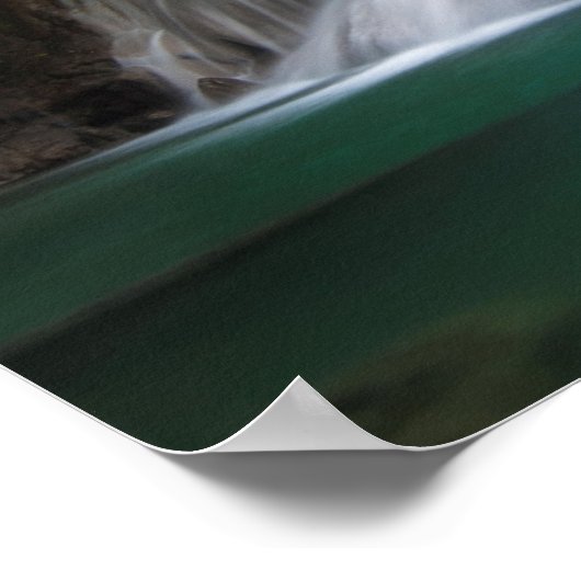 Erawan Waterfall | Kanjanaburi Thailand Poster (Hoek)