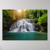 Erawan Waterfall | Kanjanaburi Thailand Poster (Voorkant)