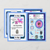 Erbie - Erbium Horn Unicorn Game Kaart (Voorkant / Achterkant)