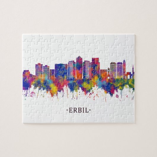 Erbil Irak Skyline Legpuzzel (Horizontaal)
