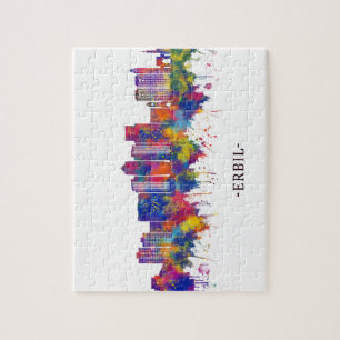 Erbil Irak Skyline Legpuzzel