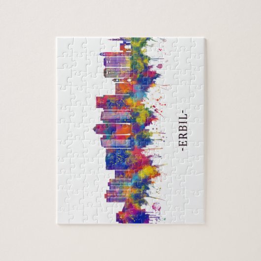 Erbil Irak Skyline Legpuzzel (Verticaal)