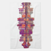 Erbil Irak Skyline Theedoek (Verticaal)