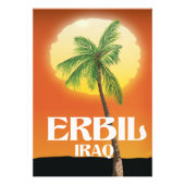 Erbil Irak Travel poster (Voorkant)
