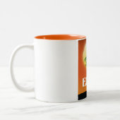 Erbil Irak Travel poster Tweekleurige Koffiemok (Links)