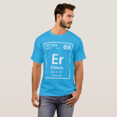 Erbium Element (wit) T-Shirt (Voorkant volledig)