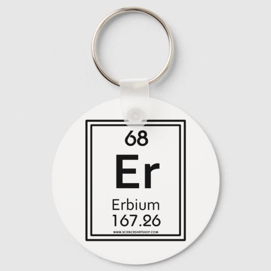 Erbium Sleutelhanger (Voorkant)