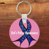 Erb's Palsy Awareness Key Ring Sleutelhanger (Voorkant)