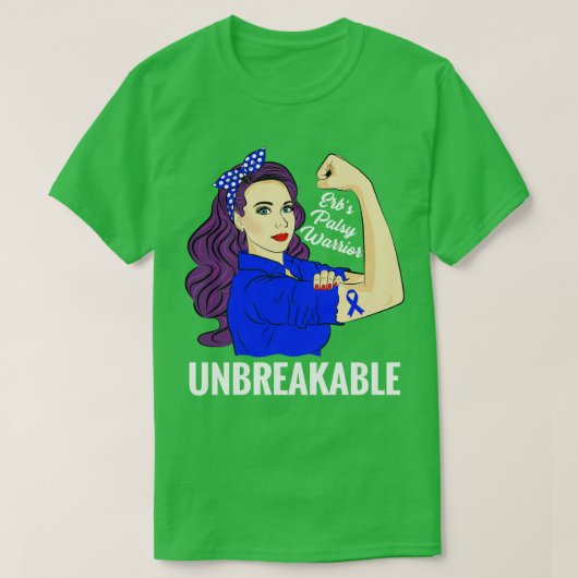 Erbs verlammingsbewustzijn Erb Duchenne Paralysis  T-shirt (Design voorkant)