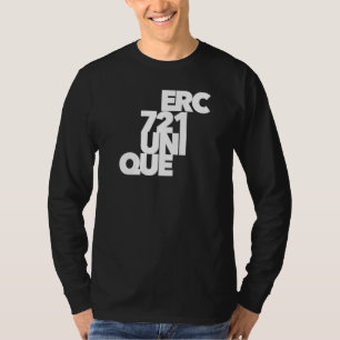 Erc721 Unieke Blockchain Nft niet fungibel token E T-shirt