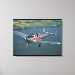 Erco, Aircoupe, 1946_Klassieke luchtvaart Canvas Afdruk