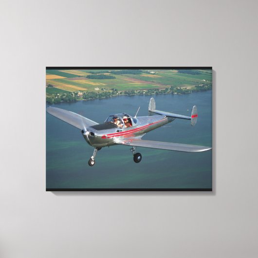 Erco, Aircoupe, 1946_Klassieke luchtvaart Canvas Afdruk (Voorkant)