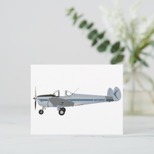 Erco Ercoupe Briefkaart (Staand voorkant)