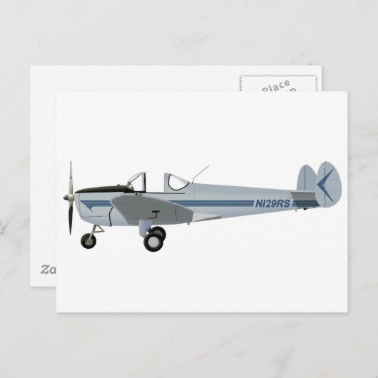 Erco Ercoupe Briefkaart (Voorkant / Achterkant)