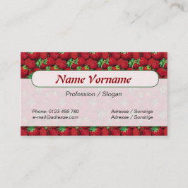 Erdbeere Visitekaartje
