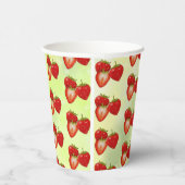 Erdbeeren Pappbecher Papieren Bekers (Rechts)