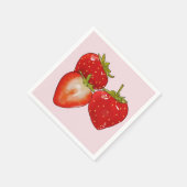 Erdbeeren Servet (Hoek)