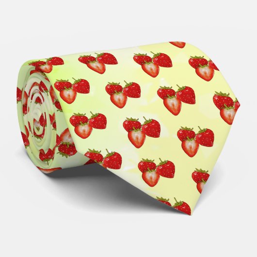 Erdbeeren Stropdas (Opgerold)